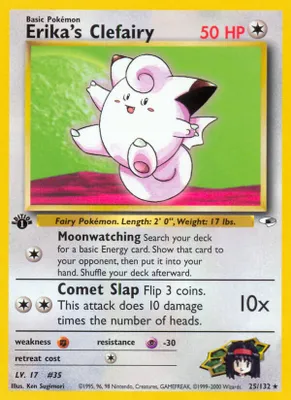 Erika's Clefairy from Gym Heroes