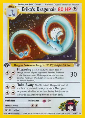 Erika's Dragonair from Gym Heroes