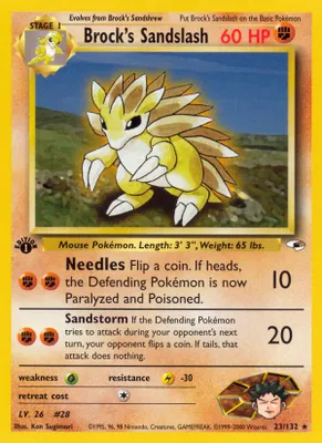Brock's Sandslash from Gym Heroes
