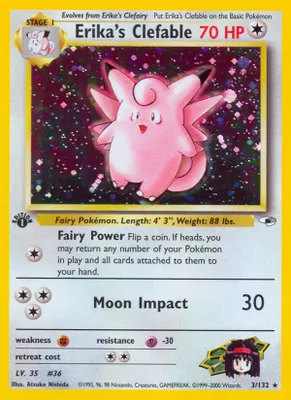 Erika's Clefable from Gym Heroes