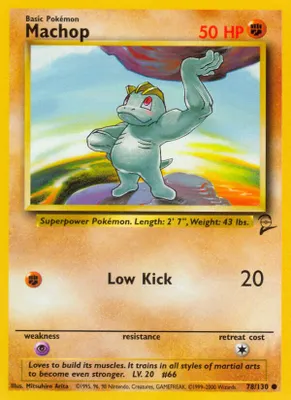 Machop from Base Set 2