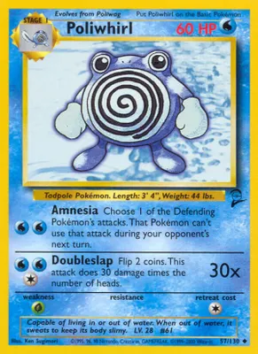 Poliwhirl from Base Set 2