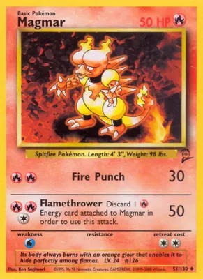 Magmar from Base Set 2