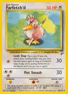 Farfetch'd from Base Set 2