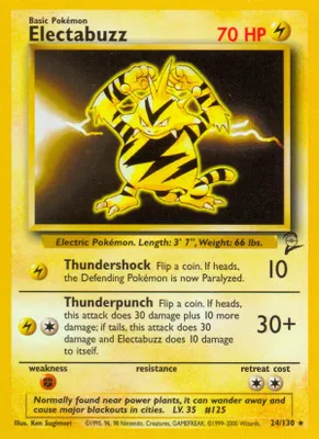 Electabuzz from Base Set 2