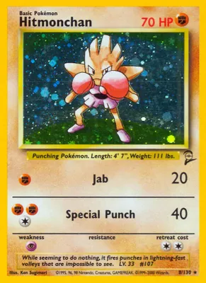 Hitmonchan from Base Set 2