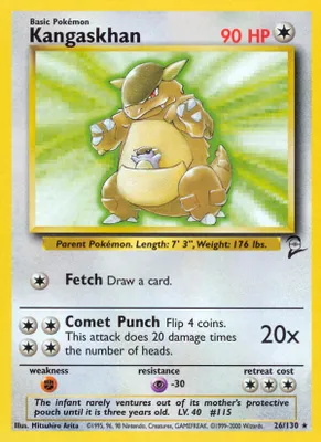 Kangaskhan from Base Set 2