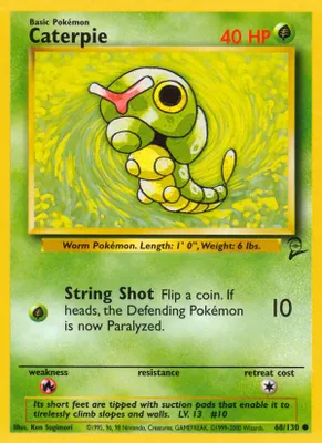Caterpie from Base Set 2