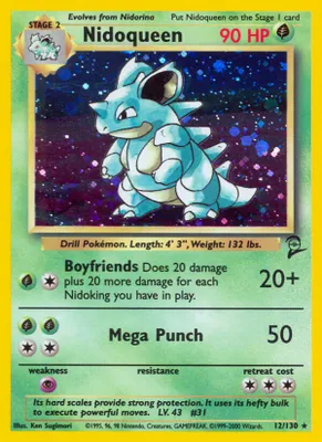 Nidoqueen from Base Set 2
