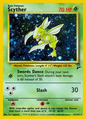 Scyther from Base Set 2