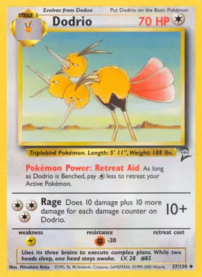 Dodrio from Base Set 2