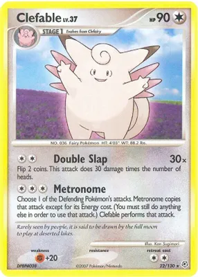 Clefable from Diamond and Pearl