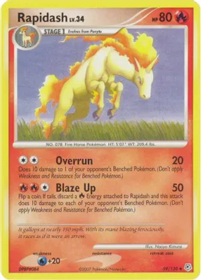 Rapidash from Diamond and Pearl