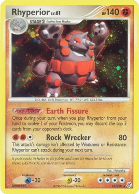 Rhyperior from Diamond and Pearl