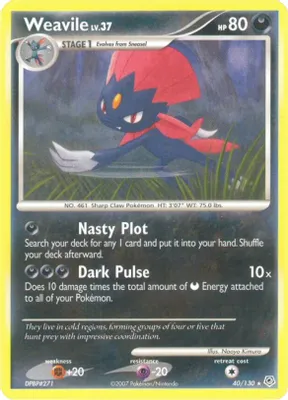 Weavile from Diamond and Pearl