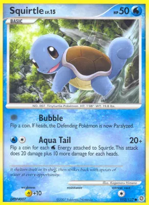 Squirtle from Secret Wonders