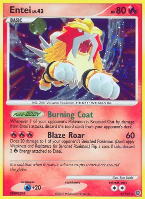 Entei from Secret Wonders
