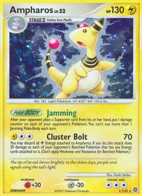 Ampharos from Secret Wonders