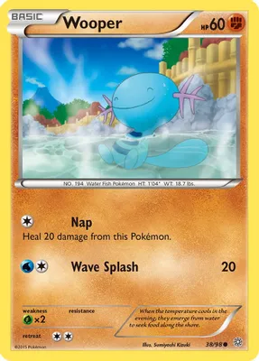 Wooper from XY - Ancient Origins