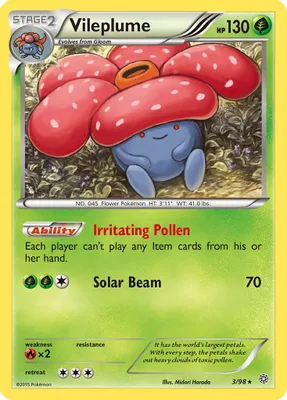 Vileplume from XY - Ancient Origins