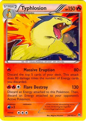 Typhlosion - 20/162 (Cosmos Holo) from Blister Exclusives