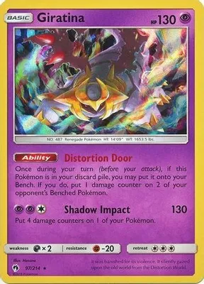 Giratina - 97/214 (Cosmos Holo) from Blister Exclusives