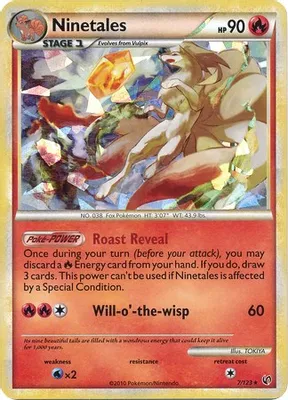 Ninetales - 7/123 (Cracked Ice) from Blister Exclusives