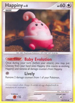 Happiny from Mysterious Treasures