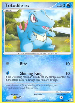Totodile from Mysterious Treasures