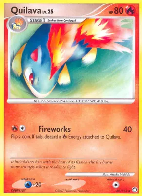 Quilava from Mysterious Treasures