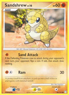 Sandshrew from Mysterious Treasures