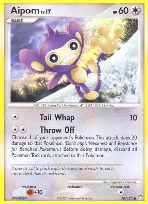 Aipom from Mysterious Treasures