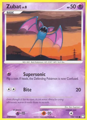 Zubat from Mysterious Treasures