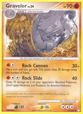 Graveler from Mysterious Treasures
