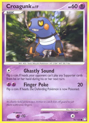 Croagunk from Mysterious Treasures