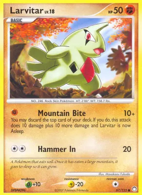 Larvitar from Mysterious Treasures