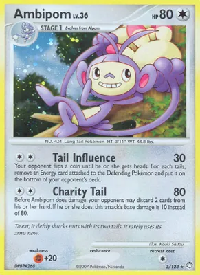 Ambipom from Mysterious Treasures