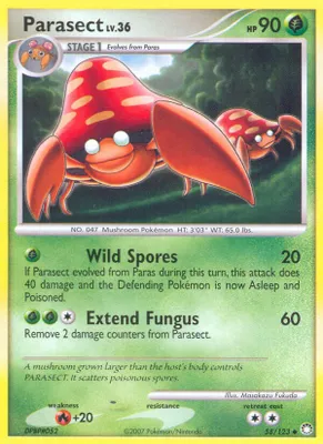 Parasect from Mysterious Treasures
