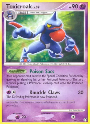 Toxicroak from Mysterious Treasures
