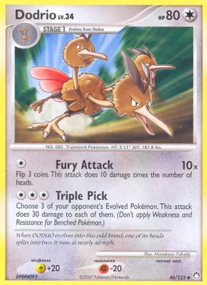 Dodrio from Mysterious Treasures