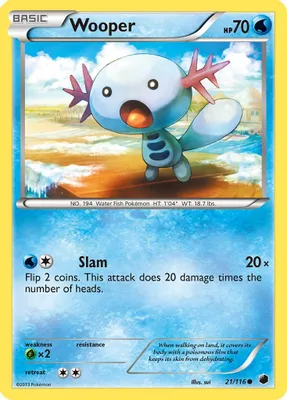 Wooper from Plasma Freeze
