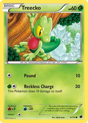Treecko from Plasma Freeze