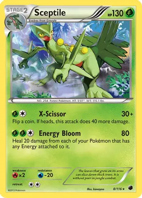 Sceptile from Plasma Freeze