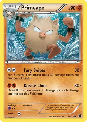 Primeape from Plasma Freeze