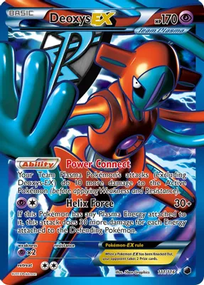 Deoxys EX (Team Plasma) (Full Art) from Plasma Freeze