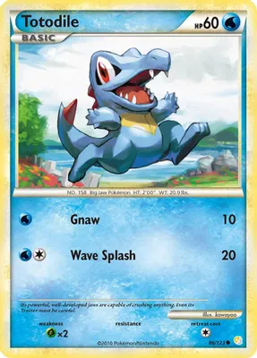 Totodile from HeartGold SoulSilver