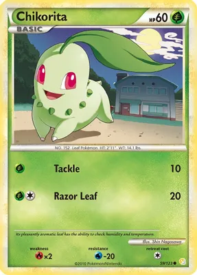 Chikorita from HeartGold SoulSilver