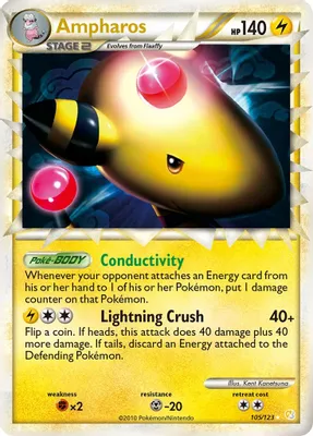 Ampharos (Prime) from HeartGold SoulSilver