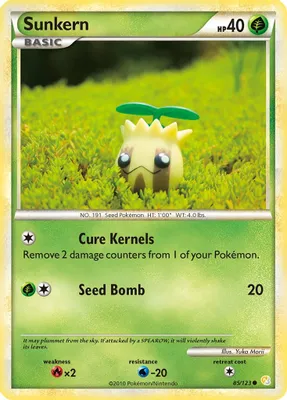 Sunkern from HeartGold SoulSilver