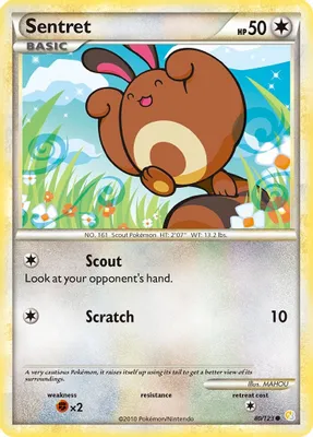 Sentret from HeartGold SoulSilver